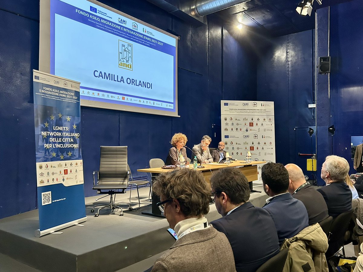 AnciLiguria's tweet photo. 🇮🇹 #anci2024 All’Assemblea Anci l’evento dedicato al progetto #LGNET dal titolo “L’alleanza strategica dei Comuni LGNET per agire l’inclusione”, con ospite l’assessore del Comune di Genova Lorenza Rosso https://t.co/N2dcTWbCbI