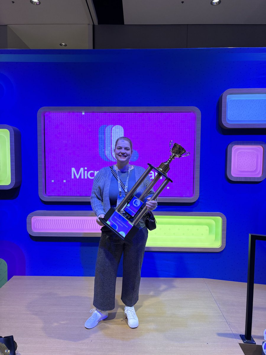 Jennifer (@pfiffikrebs) on Twitter photo Got certified this morning #MSIgnite 🎉
Great opportunity to take one exam for free.
<a href="/MicrosoftLearn/">Microsoft Learn</a> Got certified this morning #MSIgnite 🎉
Great opportunity to take one exam for free.
<a href="/MicrosoftLearn/">Microsoft Learn</a>