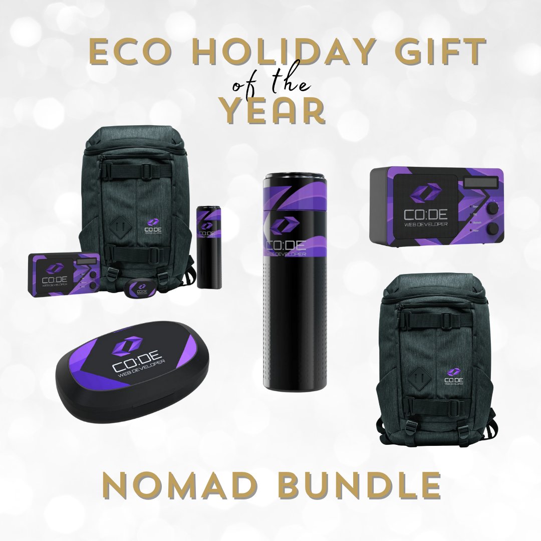 Introducing the Nomad Bundle by Rupt! It includes the versatile Paso Pack, Soundview speaker, Perfora water bottle, and Aerotunes open-air earbuds for immersive audio on the go. 

Check out more Holiday Products from our lookbook: ow.ly/r3iG50Uc3lR