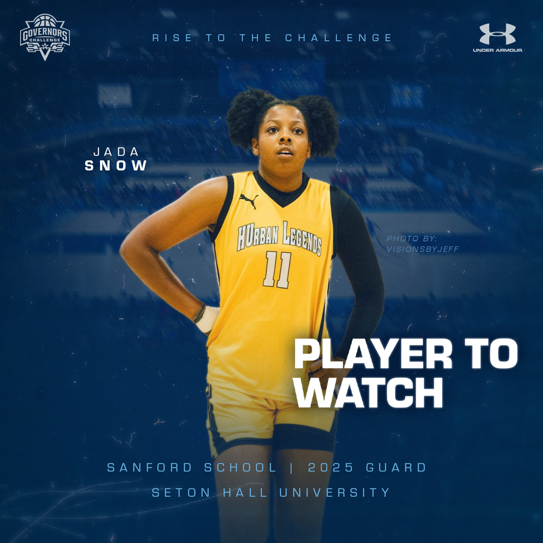 Governors Challenge (@govchallenge) on Twitter photo Jada Snow <a href="/JadaSnow7/">Jada Snow</a>
<a href="/SanfordWarrior/">Sanford School</a> - 2025 - Guard
<a href="/SHUWBB/">Seton Hall Women’s Basketball</a> committ.
#RiseToTheChallenge Jada Snow <a href="/JadaSnow7/">Jada Snow</a>
<a href="/SanfordWarrior/">Sanford School</a> - 2025 - Guard
<a href="/SHUWBB/">Seton Hall Women’s Basketball</a> committ.
#RiseToTheChallenge