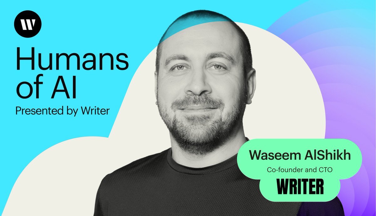 Get_Writer's tweet image. 🎙️New episode of #HumansOfAI is out now, featuring Writer’s @waseem_s! Discover his journey from overcoming language barriers to building a transformative generative AI company. #HumansofAI #GenerativeAI #TechInnovation

Listen now. 🎧&amp;gt; podcasters.spotify.com/pod/show/human…