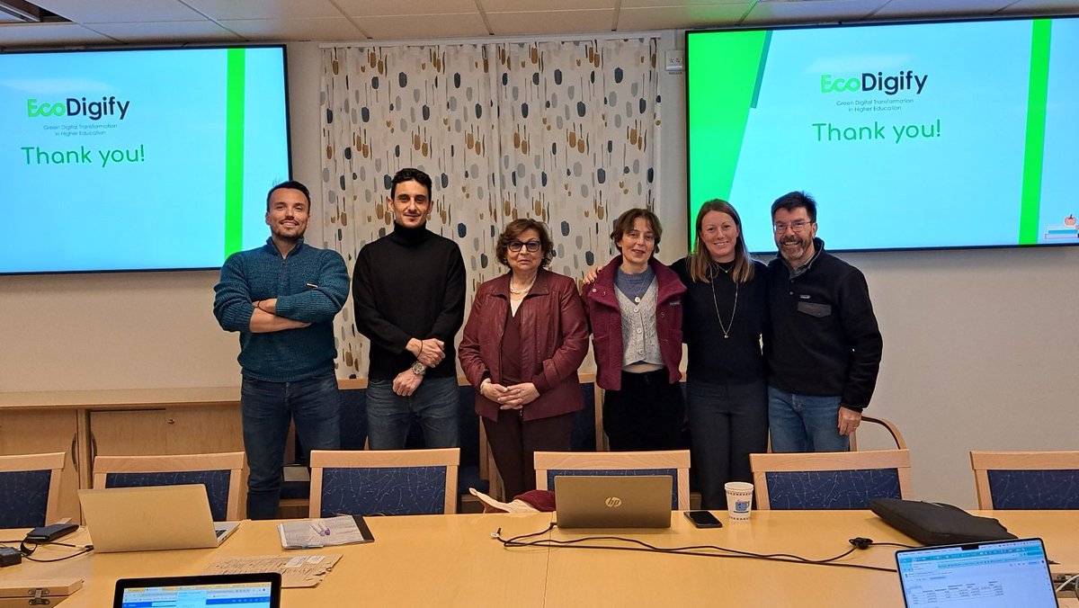 vlachopoulosdim's tweet photo. At Linkoping university talking about sustainable digitalization in higher education! Want to know more about our project? Soon we will launch our website https://t.co/DxosenWJQW #research #innovation #highered #sweden #greece https://t.co/HjakBTZWs0