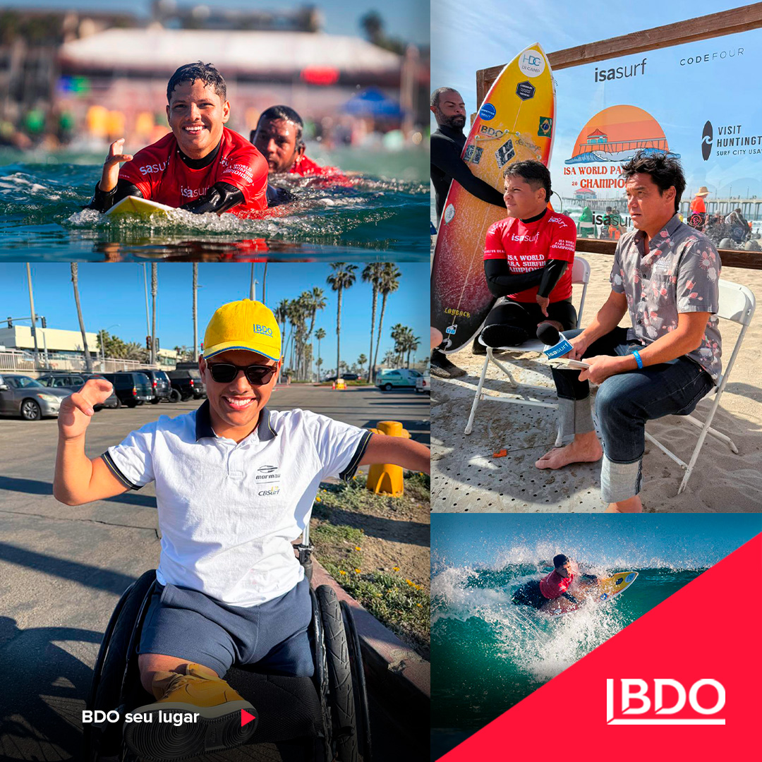 BDOBrazil's tweet photo. O multiatleta BDO, Davizinho, conquistou o segundo lugar no ISA World Para Surfing Championship 2024! Demonstrando mais uma vez seu potencial, dedicação e atitude! Seu desempenho impecável ao longo da competição é motivo de grande orgulho nós!

#BDO #SeuLugar #talento https://t.co/4ncgTKNsdV