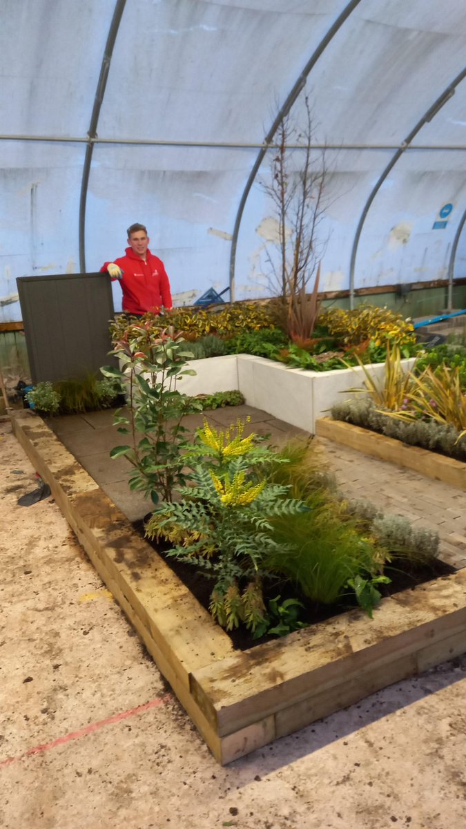 Great work from Archie - Landscaping Apprentice <a href="/MyerscoughColl/">Myerscough College & University Centre</a> in todays <a href="/worldskillsuk/">WorldSkills UK</a> Landscaping Finals <a href="/OldhamCollege/">Oldham College</a>  Good luck 🤞😎⚒️ #skills #Apprenticeships