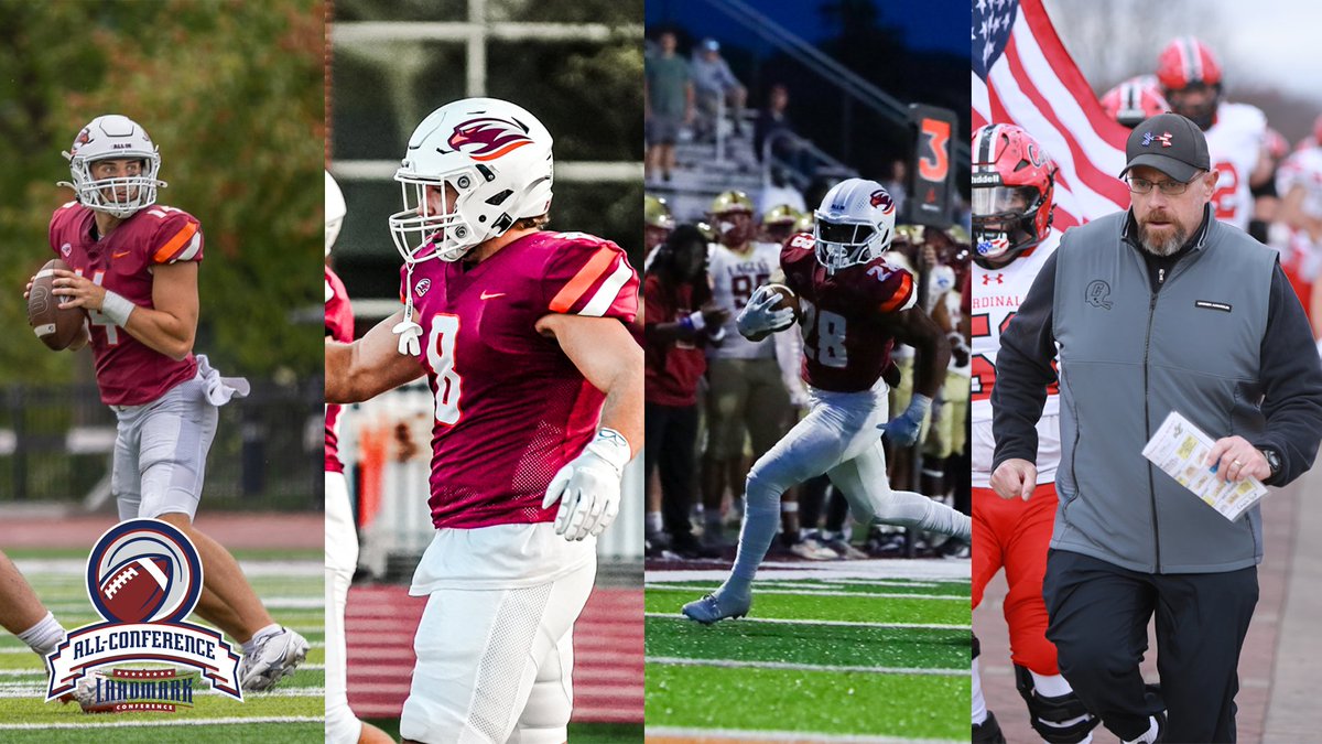 Landmark Conference (@landmarkconf) on Twitter photo #LandmarkFB | All-Conference & Awards
🏈OPOTY: Josh Ehrlich - <a href="/GOSusqU/">Susquehanna Athletics</a>
🏈DPOTY: Garrett Carter - <a href="/GOSusqU/">Susquehanna Athletics</a>
🏈ROTY: Rahshan La Mons - <a href="/GOSusqU/">Susquehanna Athletics</a>
🏈COTY: <a href="/CatholicU_Cards/">Catholic University Athletics</a>
Full All-Conference ➡️ tinyurl.com/2u5xhdc2 #LandmarkFB | All-Conference & Awards
🏈OPOTY: Josh Ehrlich - <a href="/GOSusqU/">Susquehanna Athletics</a>
🏈DPOTY: Garrett Carter - <a href="/GOSusqU/">Susquehanna Athletics</a>
🏈ROTY: Rahshan La Mons - <a href="/GOSusqU/">Susquehanna Athletics</a>
🏈COTY: <a href="/CatholicU_Cards/">Catholic University Athletics</a>
Full All-Conference ➡️ tinyurl.com/2u5xhdc2