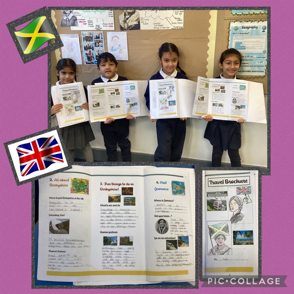 Naz Fojdar (@mrsfojdar_ampa) on Twitter photo In Geography this week…Year 2 have created amazing travel brochures packed full of information about Derbyshire and Jamaica! <a href="/AbbeyMead_TMET/">Abbey Mead Primary Academy</a> @AbbeyMead_Geography In Geography this week…Year 2 have created amazing travel brochures packed full of information about Derbyshire and Jamaica! <a href="/AbbeyMead_TMET/">Abbey Mead Primary Academy</a> @AbbeyMead_Geography