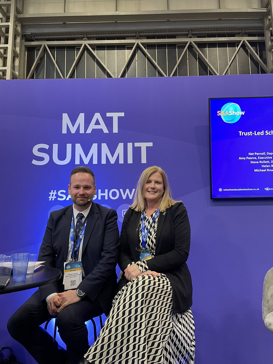 Thank you <a href="/CSTvoice/">Confederation of School Trusts</a> <a href="/steverollett/">Steve Rollett</a> <a href="/LeoraCruddas/">Leora Cruddas CBE</a> for inviting us to talk about our shared commitment to collective school improvement. It begins with #mission #vision #values #culture #moralpurpose  As Michael Schumacher said, ‘Once something is a passion,the motivation is there.’