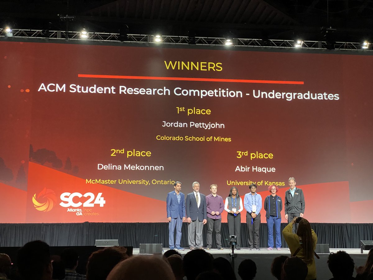 I am super proud of Jordan Pettyjohn, an undergraduate student I had the privilege of working with this past summer, for winning the Student Research Competition at the <a href="/Supercomputing/">SC25</a> conference! 🏆

His work studied ablation strategies for toxicity in #LLMs.