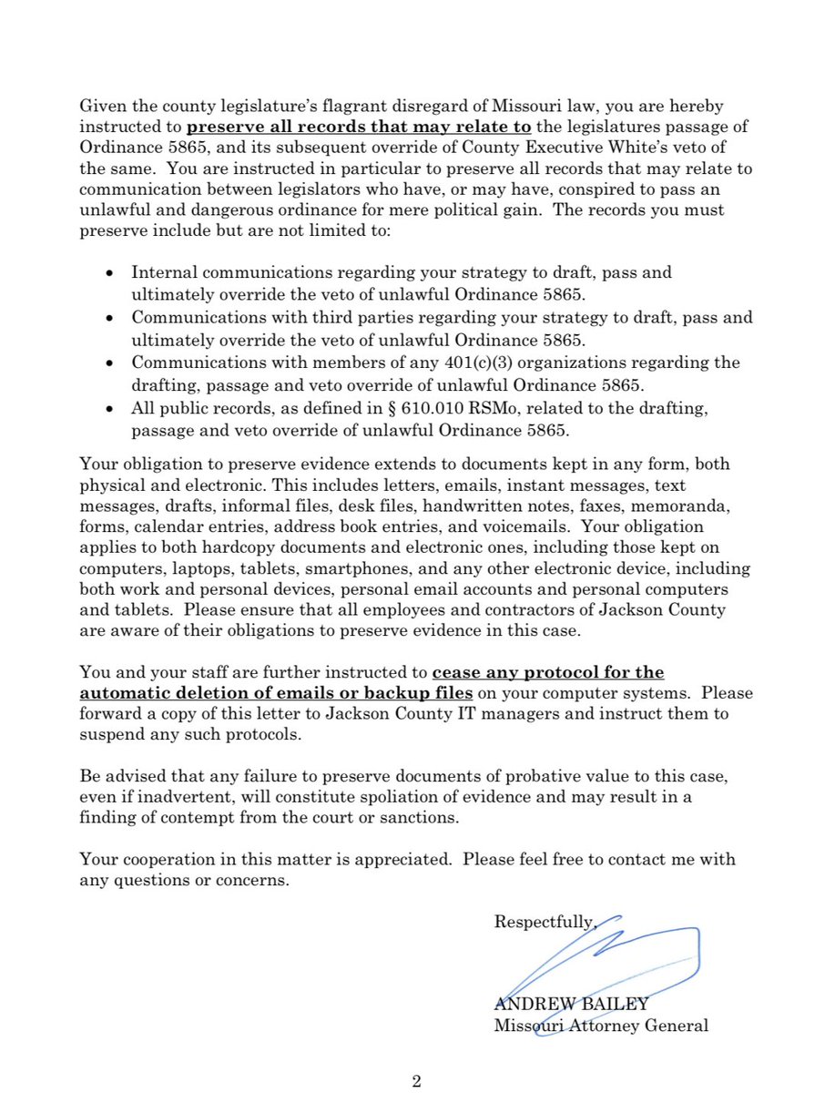 🚨🚨 Jackson County is run by radical leftists who think MO law and the state constitution doesn't apply to them. Their new rule banning guns under aged 21 is absolutely illegal and that's what our Attorney General @AGAndrewBailey just announced he's suing them!!!!!

Read the