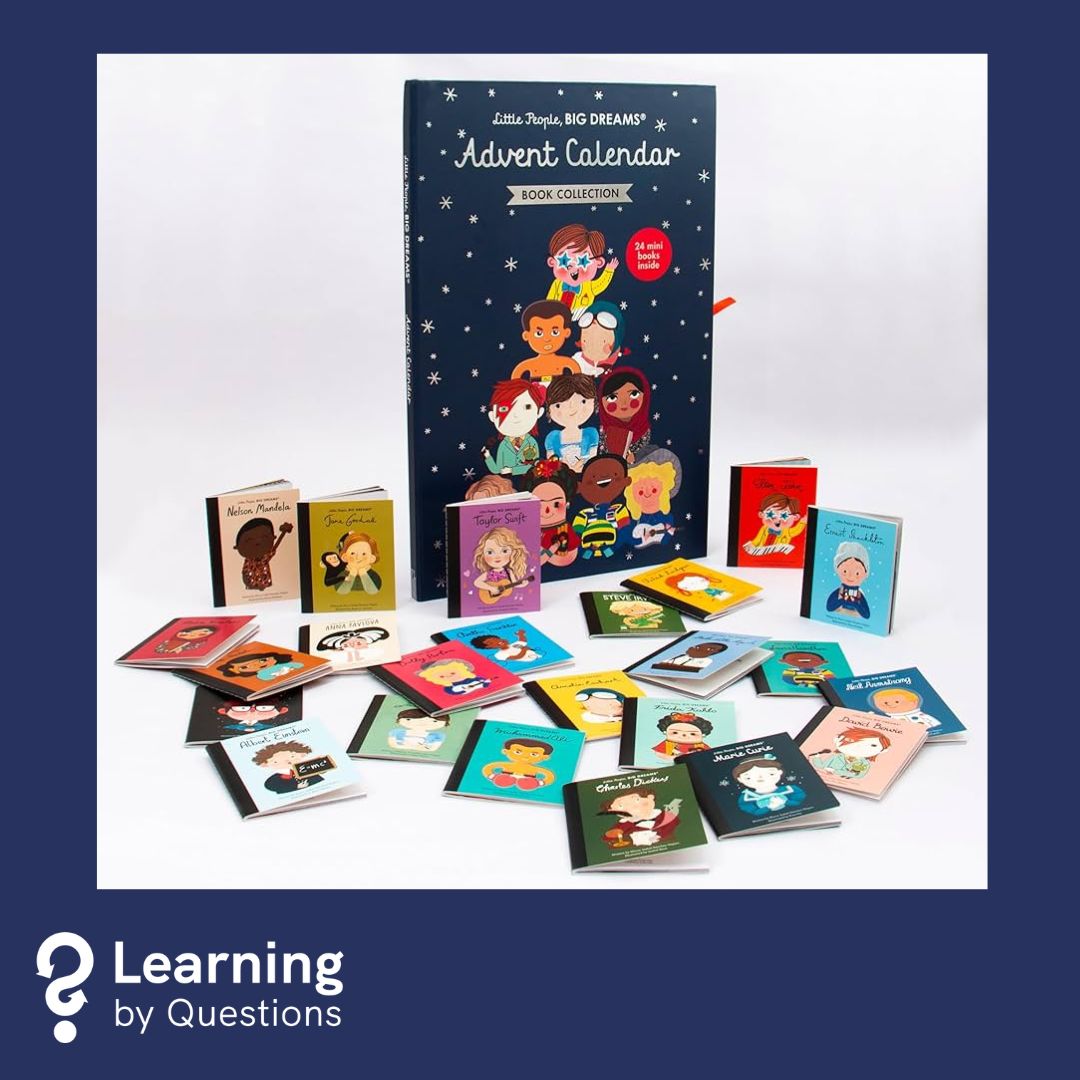 🎄 CHRISTMAS GIVEAWAY 🎄

To celebrate the countdown to Christmas with your class, we're giving away this fab Little People, Big Dreams Advent Calendar. To #win, simply:

👣 Follow <a href="/LbQorg/">Learning by Questions</a>
🔃 Repost
😃 Tag a teacher

🥳 Winner announced 27th Nov. (UK only)

🌟 Good luck!

#LbQ
