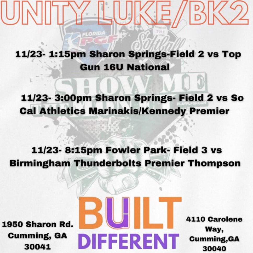 Nataleigh Gabriel (@nataleighg2026) on Twitter photo Excited to make way to Georgia this weekend with my team @UNITY_BK2 !! Looking forward to being back on the field with my favorite ladies🧡💜 <a href="/SBRRetweets/">Softball Recruiting Reposts</a> <a href="/SoftballPortal/">Softball Portal</a> <a href="/DirectRecruits/">Direct Recruits</a> <a href="/SoftballDown/">Down South Softball</a> <a href="/LegacyLegendsS1/">Legacy & Legends Softball</a> <a href="/ExtraInningSB/">EXTRA INNING SOFTBALL</a> Excited to make way to Georgia this weekend with my team @UNITY_BK2 !! Looking forward to being back on the field with my favorite ladies🧡💜 <a href="/SBRRetweets/">Softball Recruiting Reposts</a> <a href="/SoftballPortal/">Softball Portal</a> <a href="/DirectRecruits/">Direct Recruits</a> <a href="/SoftballDown/">Down South Softball</a> <a href="/LegacyLegendsS1/">Legacy & Legends Softball</a> <a href="/ExtraInningSB/">EXTRA INNING SOFTBALL</a>