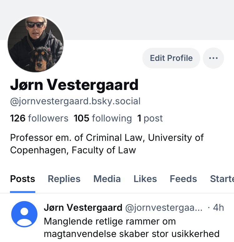 Så er det blevet min tur til at forlade X til fordel for Blue Sky. Vi ses in the Sky. 👋