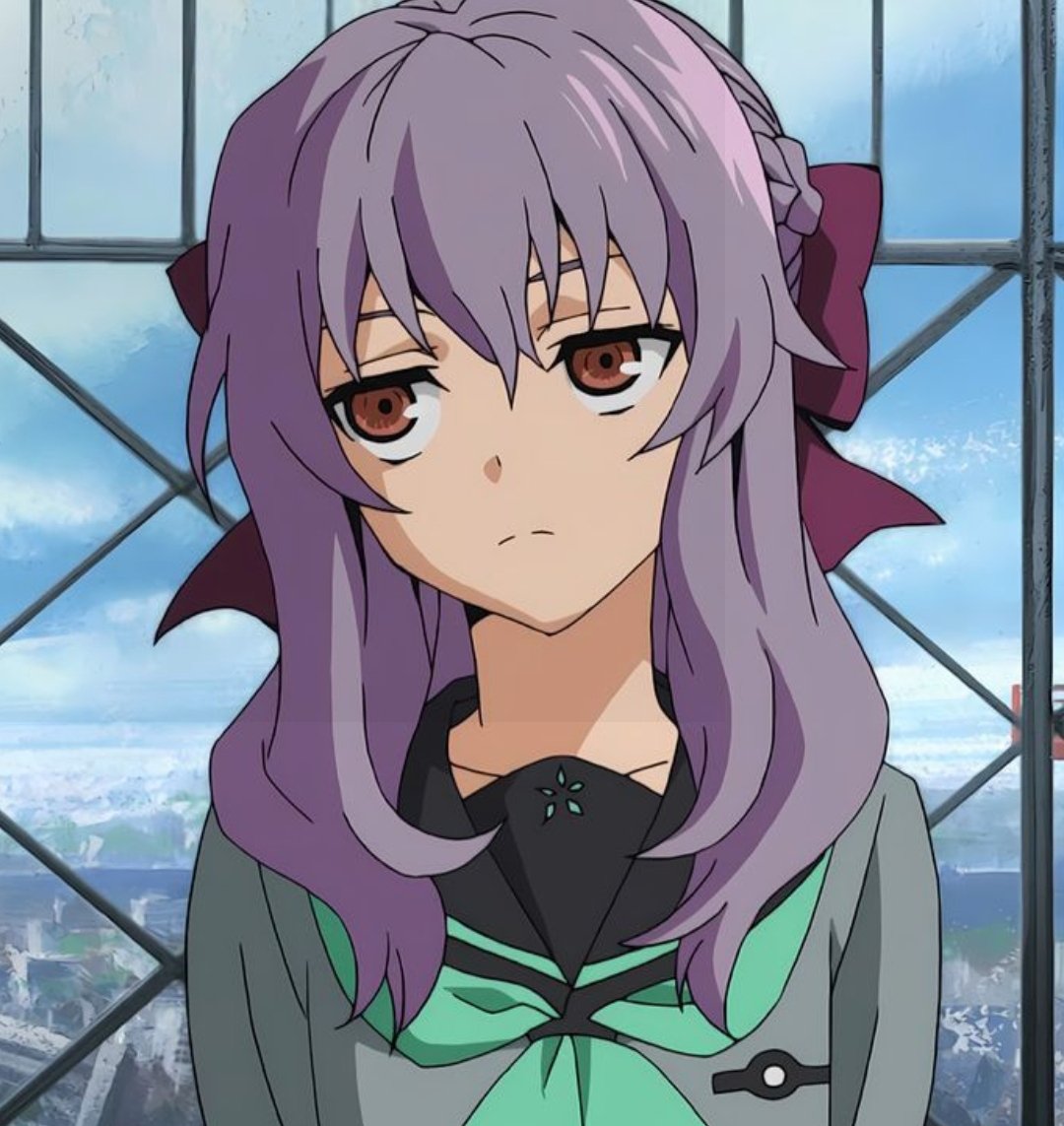 Shinoa has every shade of purple in her hair💜💜