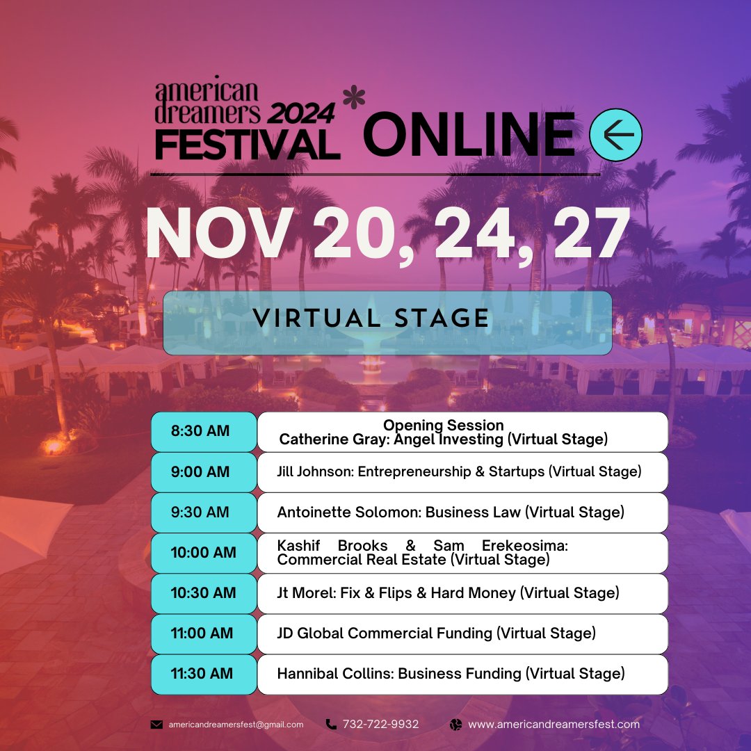 weareifel's tweet photo. 🎙️ Catch Jill Johnson’s talk on entrepreneurship at the *American Dreamers Festival 2024 Online*!  
📅 Replay: Nov 20, 24, 27 | ⏰ 9 AM  
🎟️ Info &amp; tickets: [https://t.co/FproPpaDs4](https://t.co/tj1q4GMCJi) https://t.co/8YF8fXHFXp