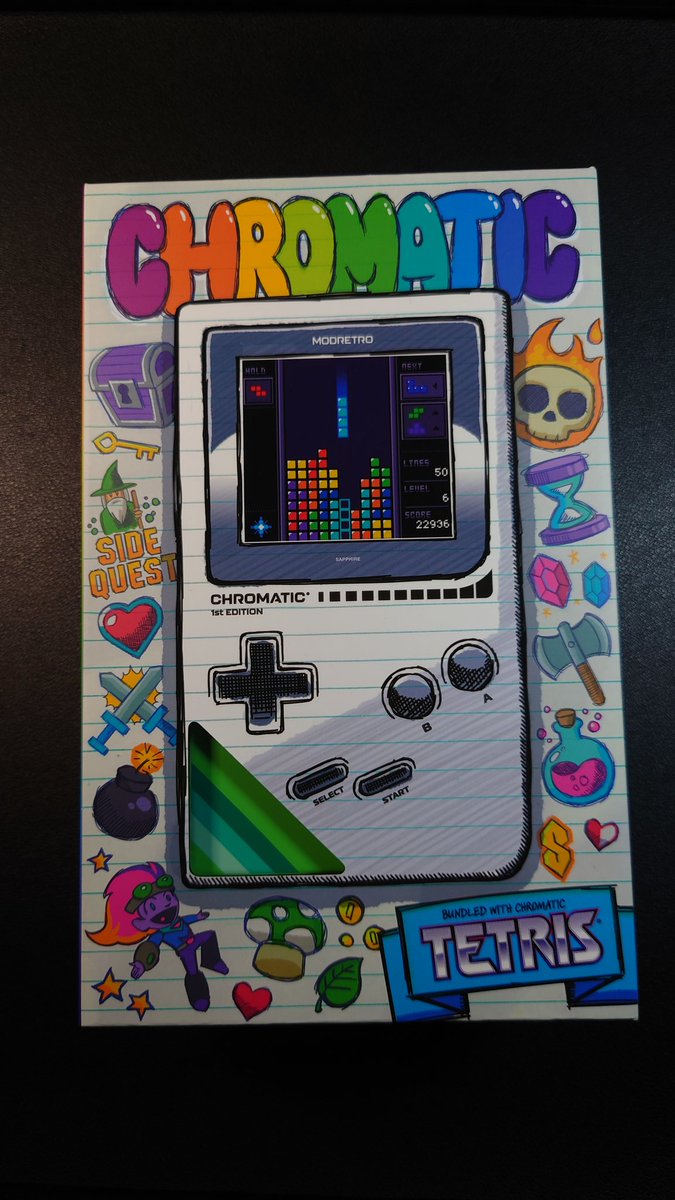 handheldgameplr's tweet image. Being a handheld YouTube content creator can be very exciting from time to time 😱🚀
Meet the Chromatic from @modretro and expect a Tetris video soon!
#modretro