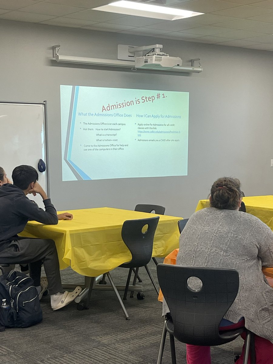 Grateful and blessed to have an amazing team of educators <a href="/fhs_esl/">FHS ESL Department</a> and <a href="/FISD_EB/">Frisco ISD ESL and Bilingual</a> dedicated to empowering our parents &amp; students!! Thank you to our Collin College partners for making the application process and pathways comprehensible!
