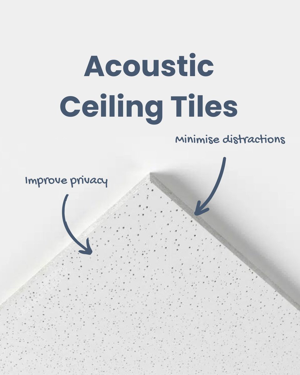 Take back control of acoustics in your workplace with our extensive stock of sound absorbing ceiling products. From ceiling tiles to ceiling baffles, we offer solutions to suit a range of performance, design and budget requirements.

Shop now: bit.ly/3O1apKs