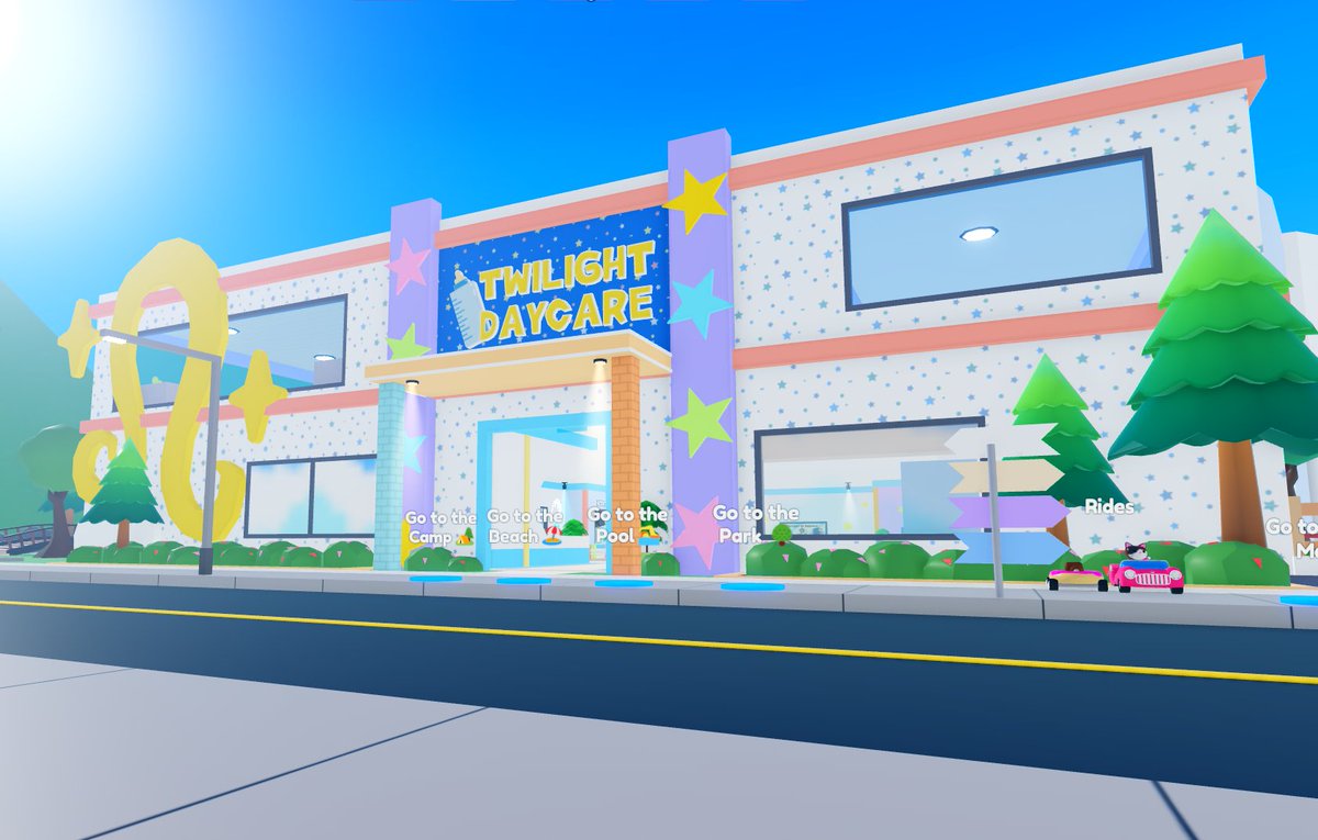 A brand NEW Daycare has arrived in #TwilightDaycare on #Roblox alongside NEW NPC babies 👶! 
Check out the NEW update through the link in the reply below and get started on your parenting or childhood journey 👇