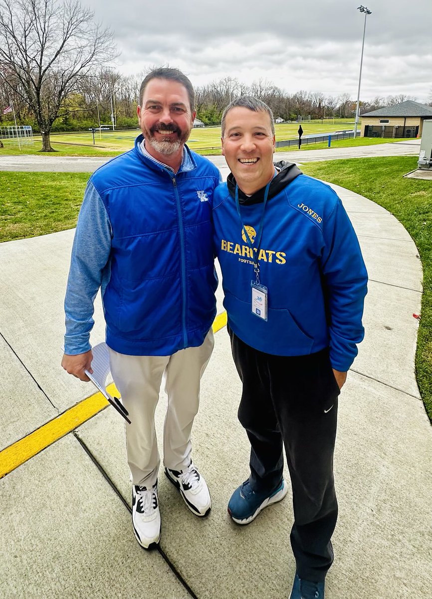Mark Perry (@coachperry_uk) on Twitter photo Always enjoy visiting with Head Coach Matthew Jones at KCD in Louisville. He’s built a great program there and this year is no exception—the Bearcats have made it to Round 3 the last 8 out of 9 years! Good luck to KCD in the playoffs! #BBN <a href="/KCDFootball1/">Coach Matthew Jones</a> <a href="/kcdathletics/">KCD Athletics</a> Always enjoy visiting with Head Coach Matthew Jones at KCD in Louisville. He’s built a great program there and this year is no exception—the Bearcats have made it to Round 3 the last 8 out of 9 years! Good luck to KCD in the playoffs! #BBN <a href="/KCDFootball1/">Coach Matthew Jones</a> <a href="/kcdathletics/">KCD Athletics</a>
