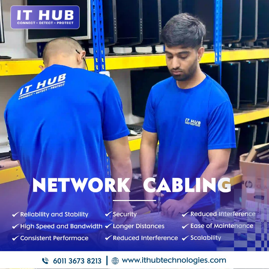 ITHubTech615's tweet image. Network Cabling Solutions in Malaysia!
Enhance your connectivity with professional network cabling designed for speed, efficiency, and reliability. Perfect for businesses of all sizes!
📷
#itinfrastructuredevelopment #itinfrastructure #ITCompanyKL #ITCompanyMalaysia #connections