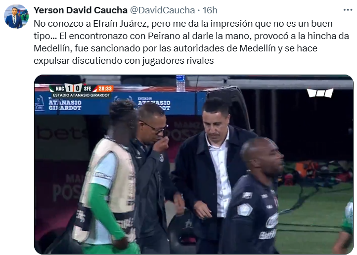 SimpsonitoFut's tweet photo. 😭😭😭
Está bien sus lágrimas de "periodista" de Colombia son la mayor evidencia que podíamos tener...

#EfrainJuarez #AtleticoNacional https://t.co/jK4mMksQhw