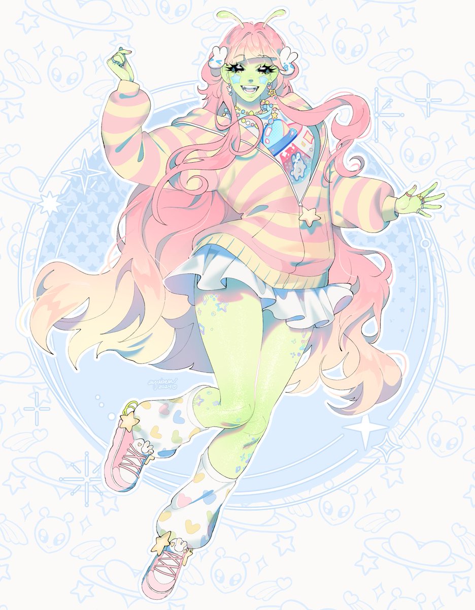 👽🛸🌟🩷🐰🌈