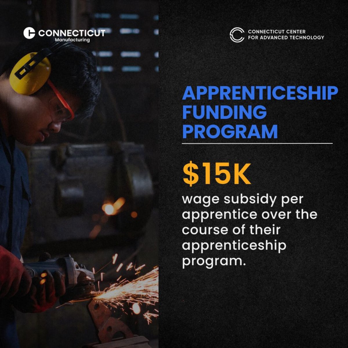 National #Apprenticeship Week S.O. to apprentices &amp; their supporters! Apprenticeships build skills that drive our industry forward. CT’s Apprenticeship Funding Program offers up to $15K wage subsidies per apprentice—an impactful way to grow talent &amp; invest in your business