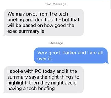 isaaccallan's tweet photo. ICYMI: The government says it was the science centre board of directors that ultimately closed the attraction but we have texts showing the premier's office (known as PO) was paying close attention days before. #OnPoli
https://t.co/Dvqwi2vtAs https://t.co/E1HtRuza3I