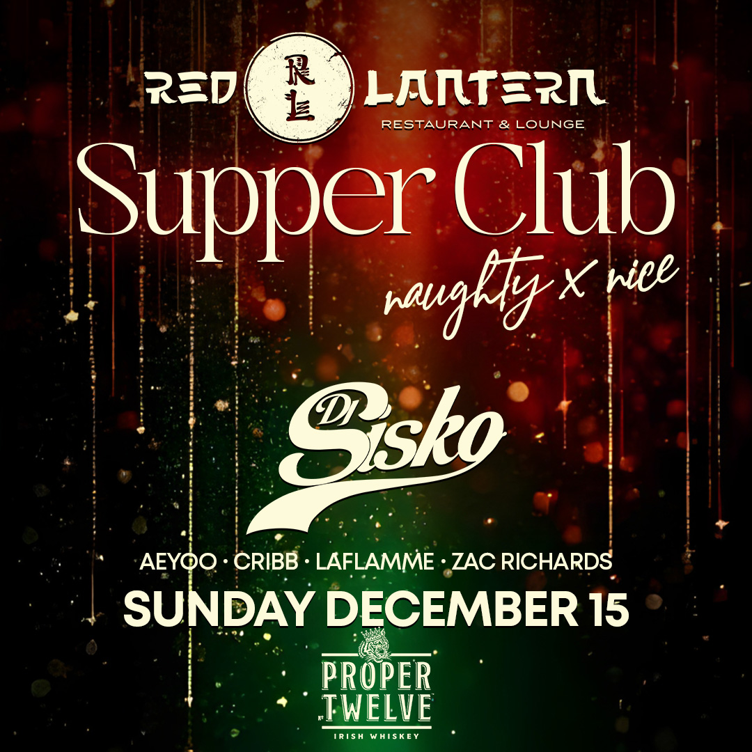 Don't miss our December Supper Club ... NAUGHTY x NICE edition! Music by <a href="/DjSisko_/">Dj Sisko</a>