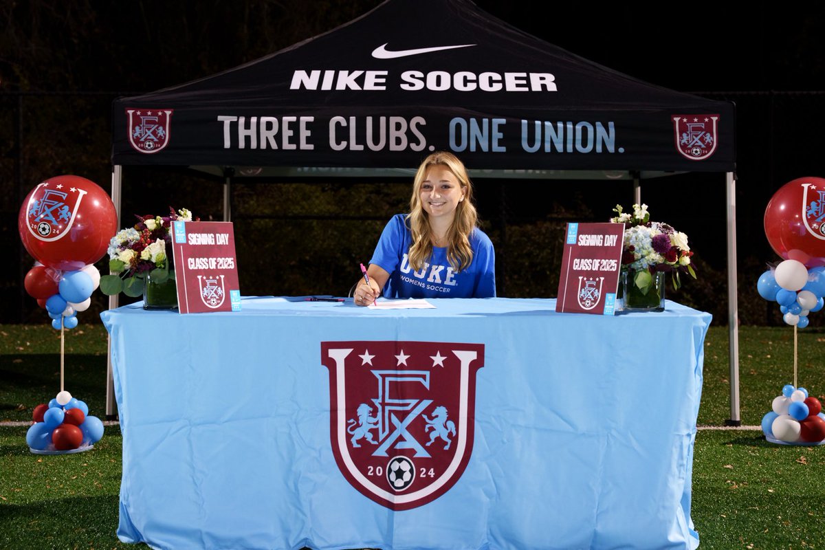 Union ECNL Girls Recruiting (@unionecnl) on Twitter photo ✍️ National Signing Day c/o 2025
Congrats Kosette Koons-Perdikis! 🌟👏 Ready to shine at Duke
<a href="/DukeWSOC/">Duke Women's Soccer</a> <a href="/ffxvaunion/">Fairfax VA Union ECNL</a>
<a href="/TopDrawerSoccer/">TopDrawerSoccer</a> <a href="/PrepSoccer/">Prep Soccer ⚽️</a> <a href="/ImCollegeSoccer/">College Soccer Truth ™</a> <a href="/TheSoccerWire/">SoccerWire</a>
<a href="/ImYouthSoccer/">ECNL/GA/Recruiting/College Soccer</a> @ecnl07 <a href="/ECNLgirls/">ECNL Girls</a> ✍️ National Signing Day c/o 2025
Congrats Kosette Koons-Perdikis! 🌟👏 Ready to shine at Duke
<a href="/DukeWSOC/">Duke Women's Soccer</a> <a href="/ffxvaunion/">Fairfax VA Union ECNL</a>
<a href="/TopDrawerSoccer/">TopDrawerSoccer</a> <a href="/PrepSoccer/">Prep Soccer ⚽️</a> <a href="/ImCollegeSoccer/">College Soccer Truth ™</a> <a href="/TheSoccerWire/">SoccerWire</a>
<a href="/ImYouthSoccer/">ECNL/GA/Recruiting/College Soccer</a> @ecnl07 <a href="/ECNLgirls/">ECNL Girls</a>