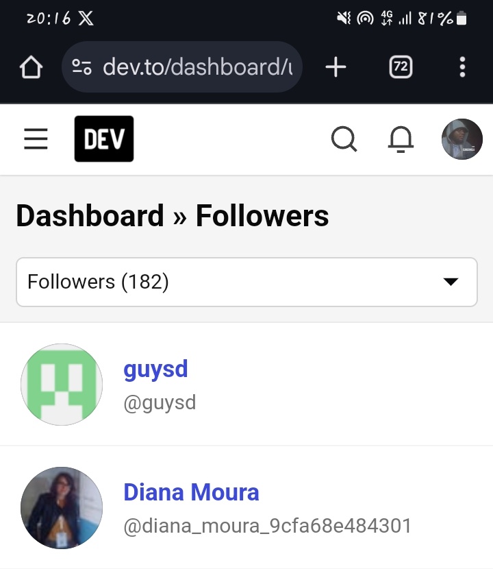 Dev__Grey's tweet image. Today I posted my first article on DevTo and got almost 200 followers from 0.

Is this for real? Or I&apos;m just prone to bots. 🤧

#buildinpublic #technicalwriting