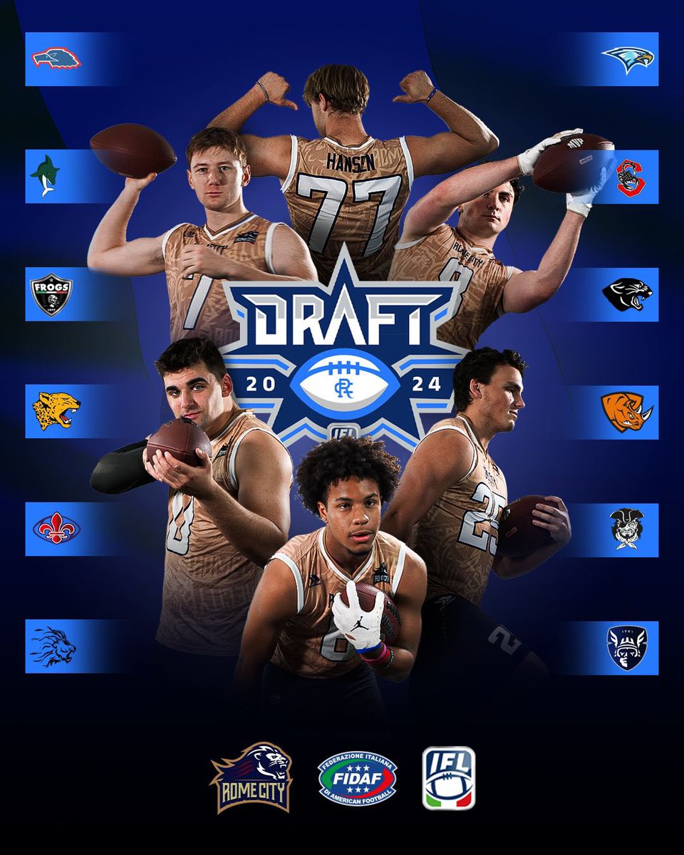 Giorgio Scarpecci (@gscarpecci16) on Twitter photo Save the Date 🗓️
Tomorrow is an historical day for our Football Program at <a href="/RomeCityInst/">Rome City Institute</a> 🏈
Together with <a href="/Fidaf_News/">Fidaf News</a> we will be hosting a Draft, where the <a href="/1div_fidaf/">IFL</a> D1 teams in Italy will welcome our students for the Fall25 season!!
Live streaming youtube.com/@romecityinsti… Save the Date 🗓️
Tomorrow is an historical day for our Football Program at <a href="/RomeCityInst/">Rome City Institute</a> 🏈
Together with <a href="/Fidaf_News/">Fidaf News</a> we will be hosting a Draft, where the <a href="/1div_fidaf/">IFL</a> D1 teams in Italy will welcome our students for the Fall25 season!!
Live streaming youtube.com/@romecityinsti…