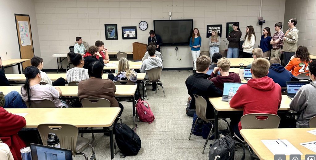We had a great turnout for our Arkansas Governor's School informational session this morning. Students learned about this opportunity, and seniors shared their experiences from last summer.
