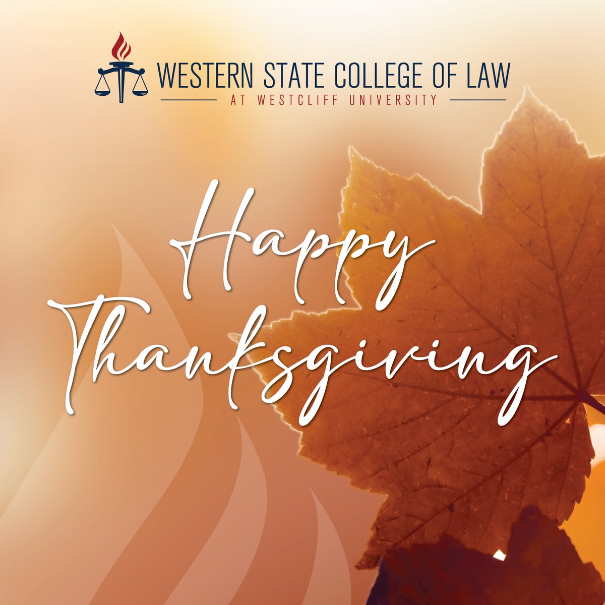 We at Western State are grateful for our incredible community of faculty, staff, students, and alumni. Your dedication and passion make Western State a special place to learn and grow. Wishing the Western State community a Happy Thanksgiving! 🦃🍁
#Thanksgiving #WesternStateProud