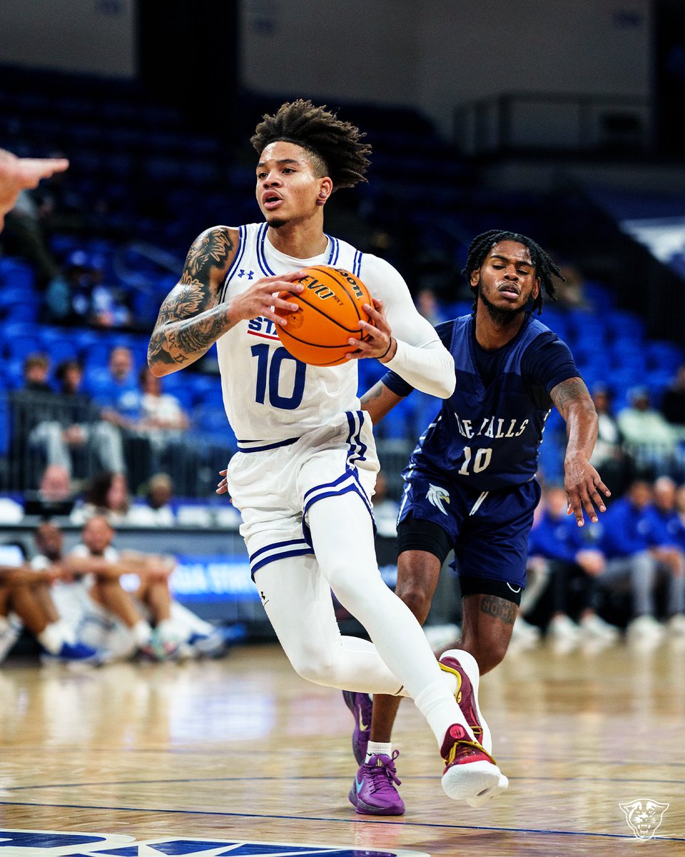 GSU_MBasketball's tweet photo. Back in action tomorrow! 😁

🎟️ General: https://t.co/WAR5tVDIrb
🎟️ Student (FREE): https://t.co/aaP7gK1nWP 

#LightItBlue | #MORE https://t.co/cUDPaUQPYC