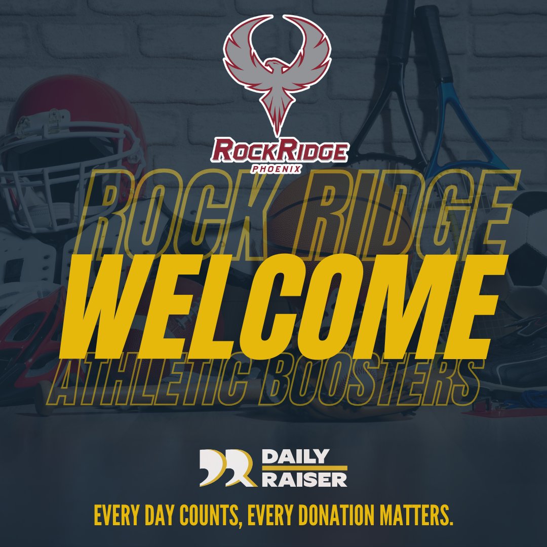 DailyRaiser's tweet photo. Excited to welcome the Rock Ridge Athletic Booster Club to the Daily Raiser family! 💪🎉 Every Day Counts, Every Donation Matters—let’s work together to support your athletes and programs!

#fundraising #athleticboosters https://t.co/7kp0QW4ALO