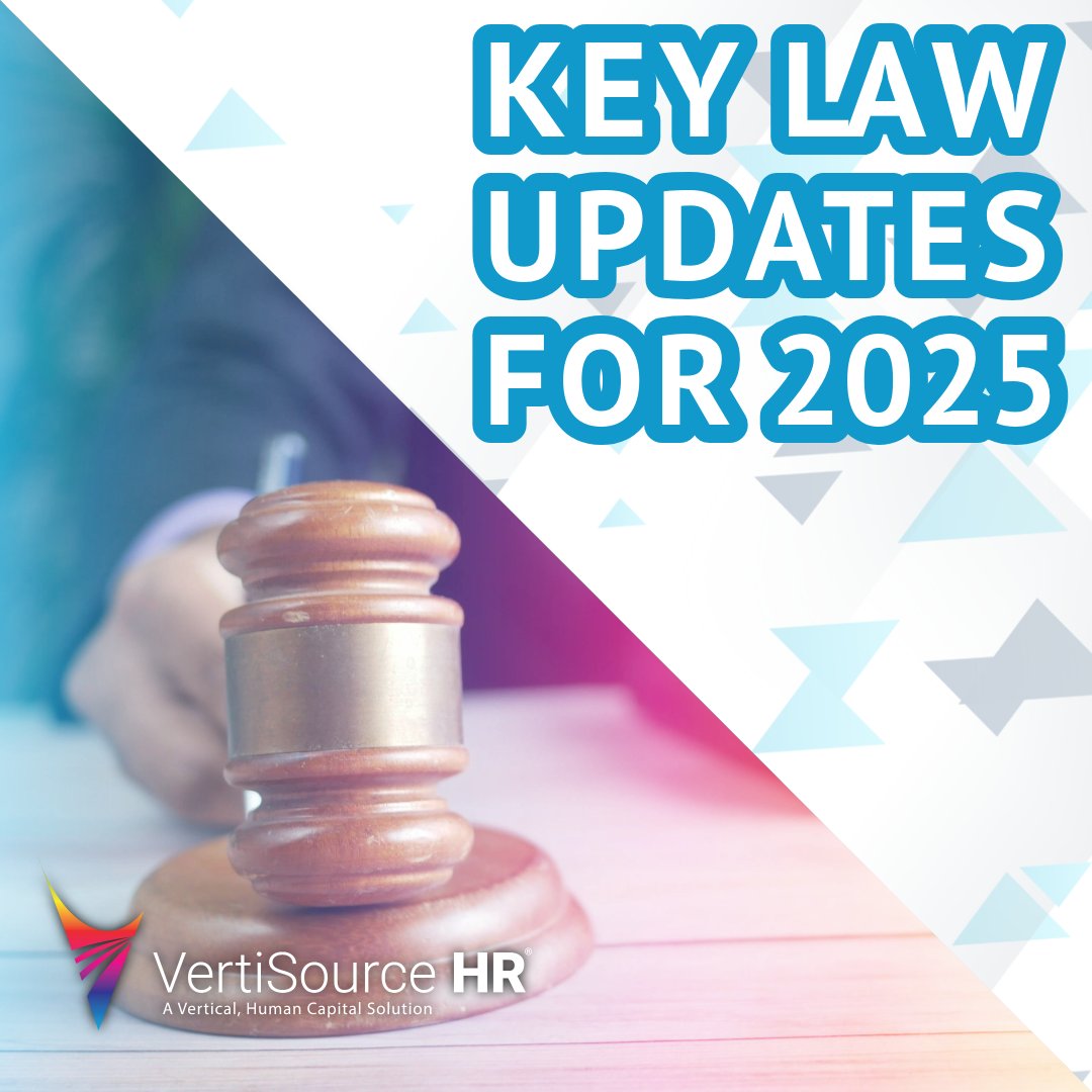 vertisourcehr's tweet photo. As your trusted partners, we provide an overview of recent legislative changes effective in 2025.

Find the full article on our blog https://t.co/gVXv6IgspJ 

#VertiSourceHR #HRNews #humanresources https://t.co/eVPNkxuh15