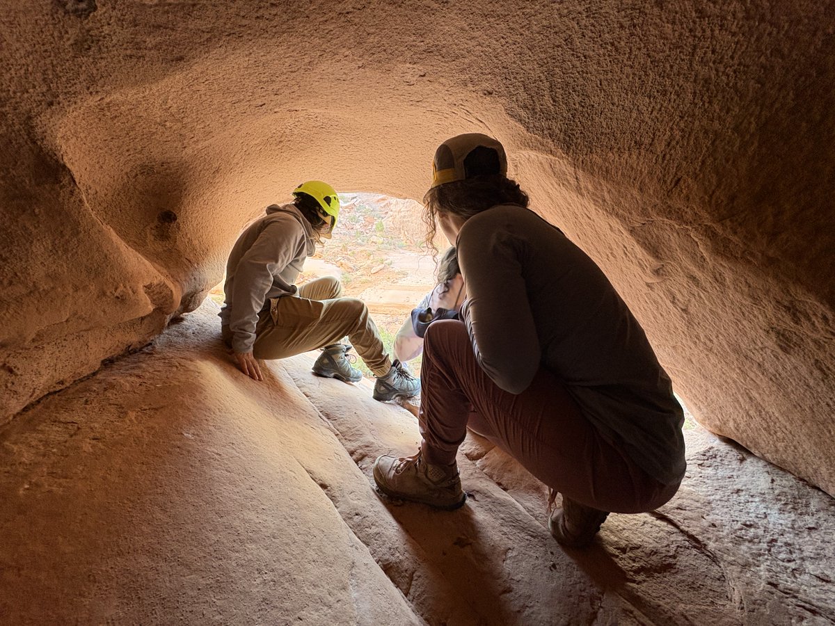 ColoMtnCollege's tweet image. Throwback to one month ago when CMC students were rappelling through Utah’s slot canyons! From Zion, Capital Reef to Arches National Parks, they gained invaluable skills and memories that will last a lifetime. #ColoradoMountainCollege #OutdoorEd #Canyoneering #TBT