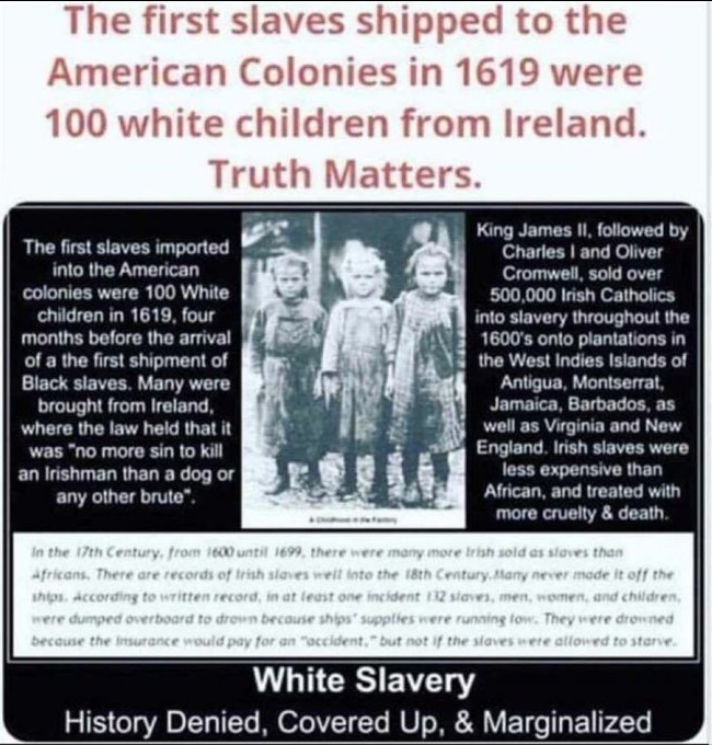 Acdoc88's tweet image. All "Breeds" of Humans have been slaves at one time or another in history. 
#OneHumanRace