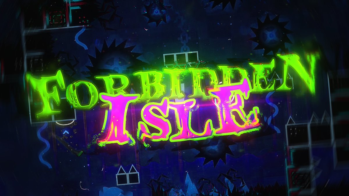 "forbidden isle" thumbnail 
#GD #GFX #thumbnail #GeometryDash