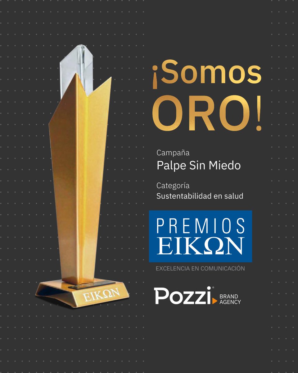 🏆 ¡Estamos felices! 🏆 Es la primera vez que nos inscribimos y ¡ganamos el ORO! Y encima con un trabajo que nos atraviesa como equipo, que es la Campaña Palpe Sin Miedo, de prevención del cáncer de mamá.