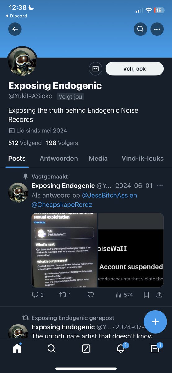 EiRR0RMuziek's tweet photo. Hey so it’s been brought to our attention that this person has been harassing @EndogenicN01se and their friends/members, utilizing our likeness in the process. This is not us, nor are they in any way affiliated with us. 

We’d recommend dropping a report. https://t.co/Pidc77Bxwn
