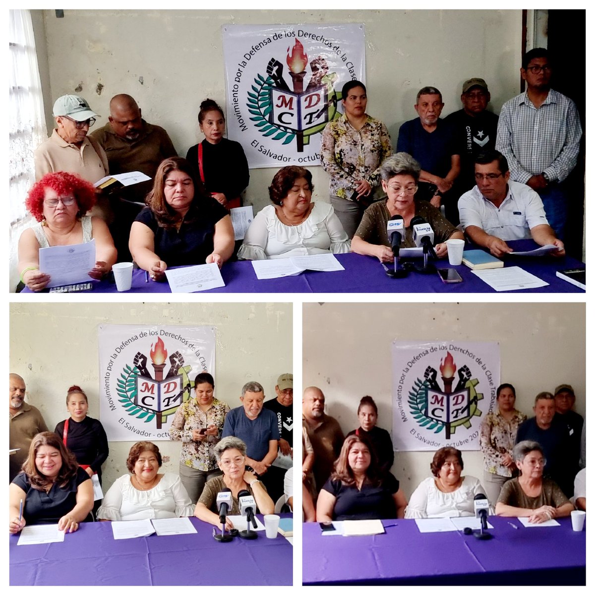 MTD_OficialSV's tweet photo. El Movimiento para la Defensa de los Derechos de la Clase Trabajadora #MDCT invita a todos a participar en la 2ª Marcha Blanca, este sábado 23 de noviembre a las 8:00 am, en la Plaza del Divino Salvador del Mundo, en defensa del derecho a la salud, educación y empleo. https://t.co/ayRDqIxCuj