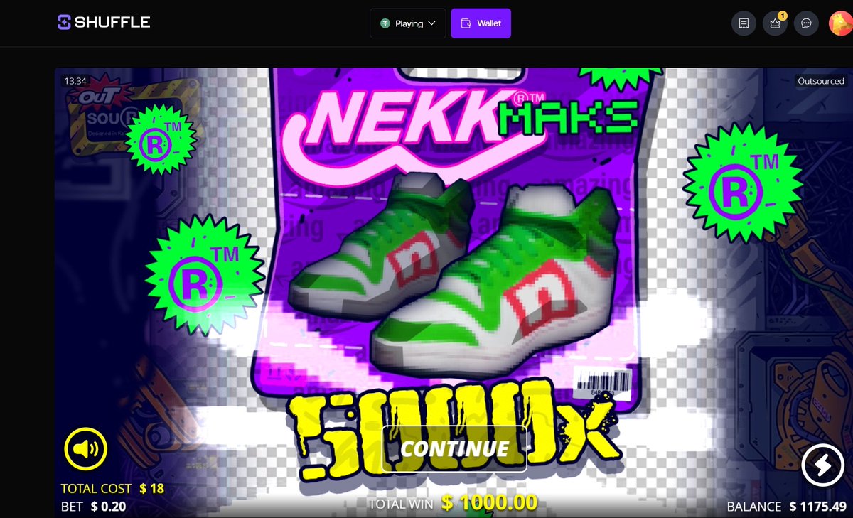 max win on outsourced

come join stream: Kick.com/smackdowness

Comment below your shuffle usernames going to tip some people