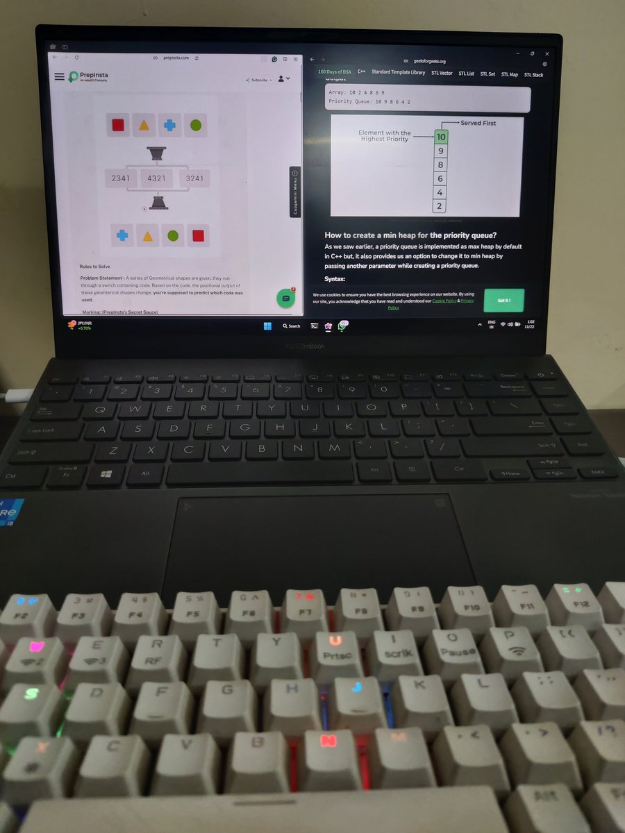 SusheelRai58945's tweet image. Taking a break from coding today to recharge before tomorrow&apos;s big campus drive. Focused on preparation and staying fresh for  the challange ahead! #CampusDrive #PreparationMode