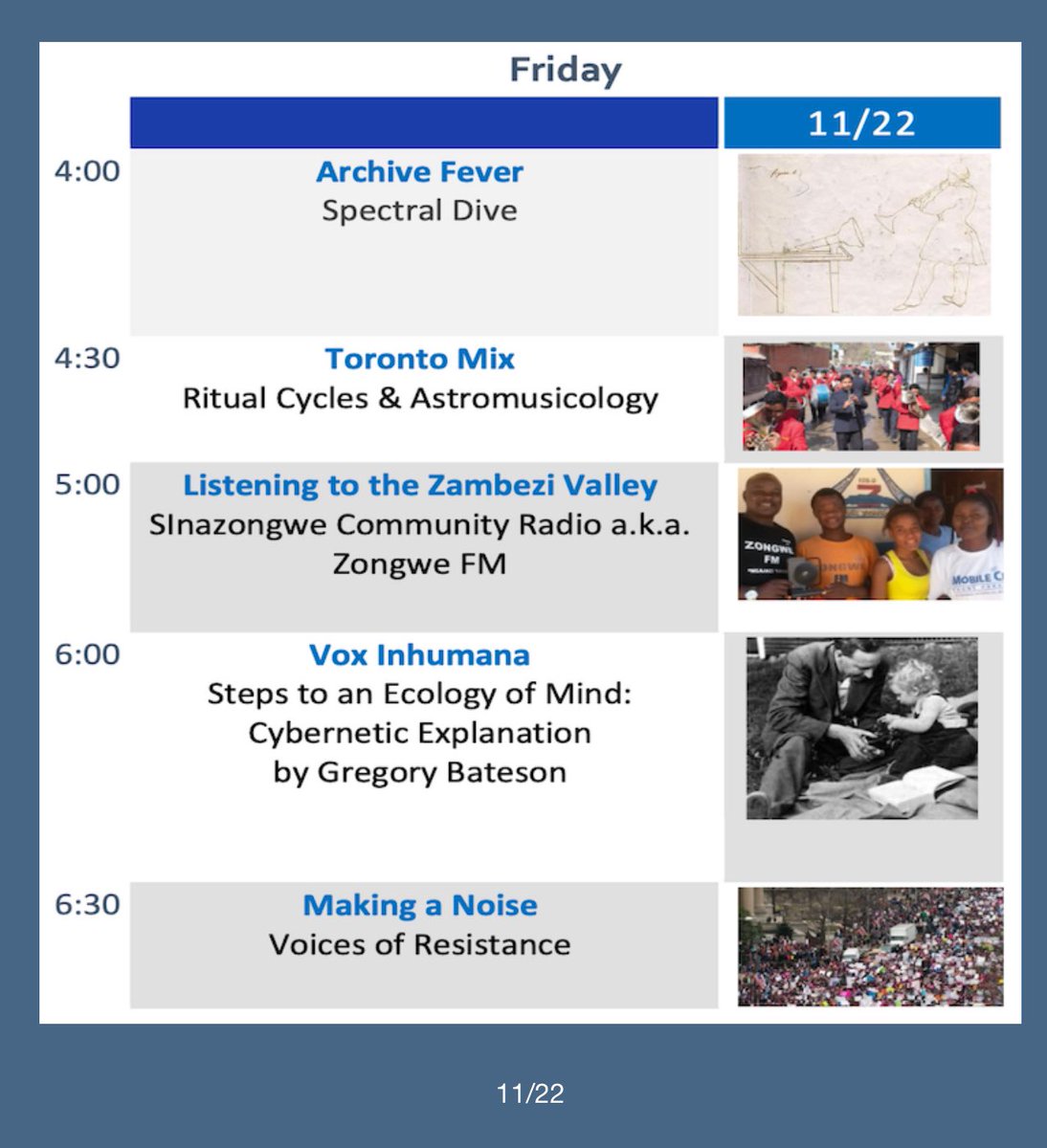 Check out Tom Miller’s Sonic Anthropology radio broadcast today and tomorrow! #aaa2024tampa