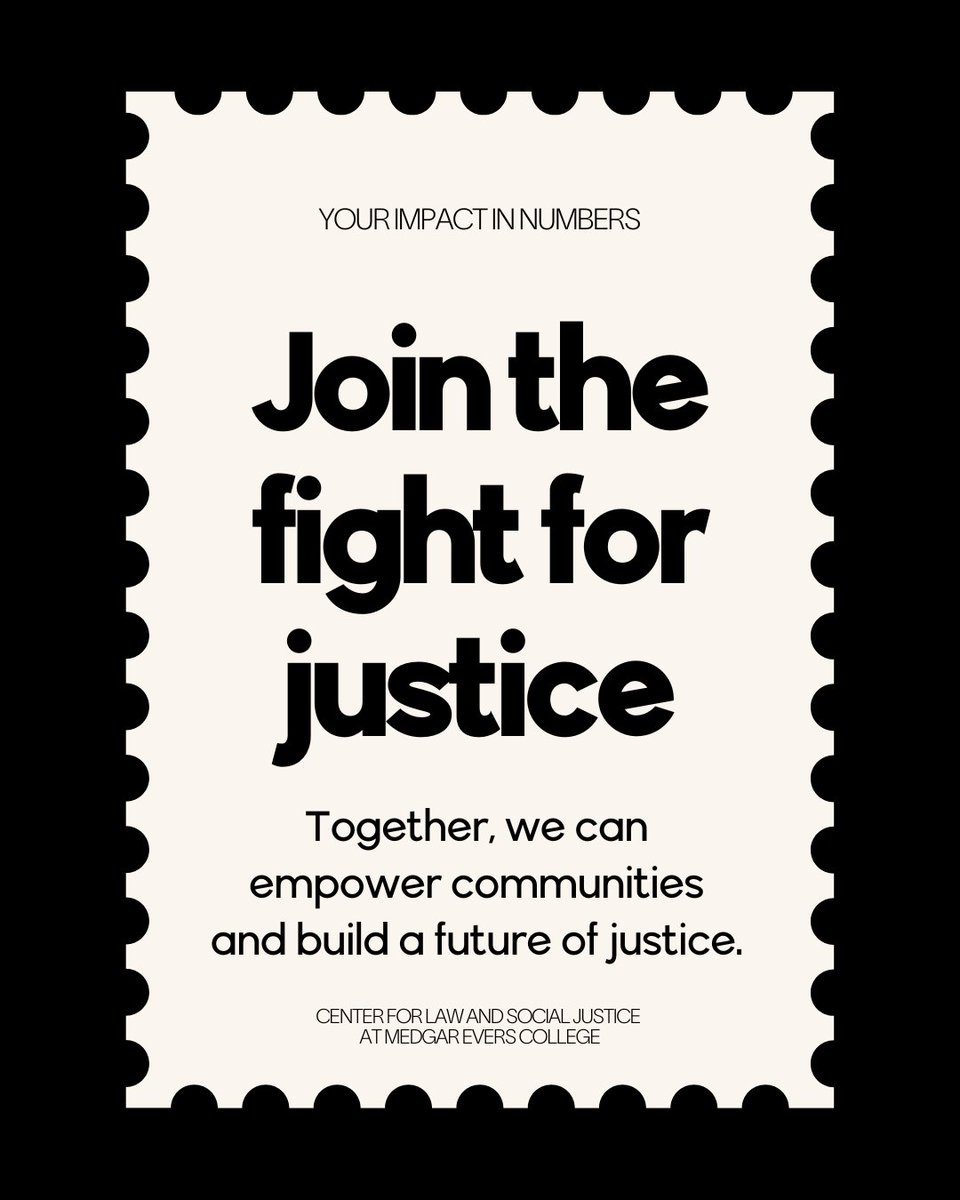 Center for Law and Social Justice at MEC, CUNY tweet media