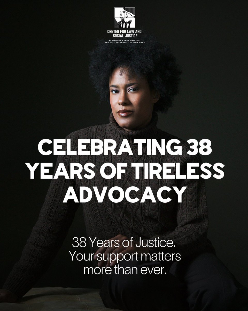 Center for Law and Social Justice at MEC, CUNY tweet media