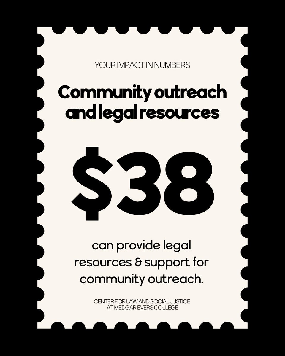 Center for Law and Social Justice at MEC, CUNY tweet media