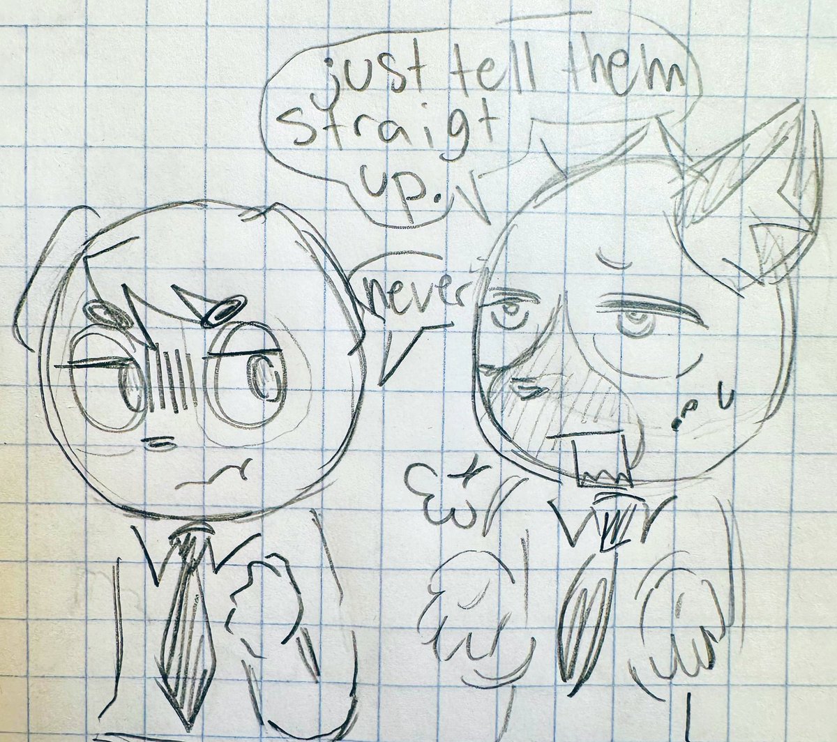 anaikyun's tweet photo. i don’t like how i drew haida in the last frame WHATEVAAHH this was just an excuse to draw haida carrying anai and anai threatening himbc their height difference is funny
#prettyoociguess #anaida #aggretsuko #anai #haida #aaaaa https://t.co/5pu6eVgdGq